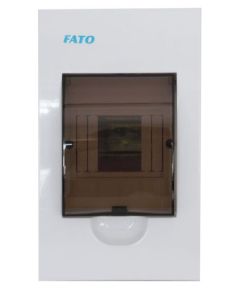 4-module flush mounting switchboard with FATO transparent door EL1560 