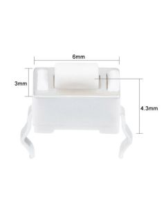 Pulsante tattile da PCB - confezione 10 pezzi NOS100991 