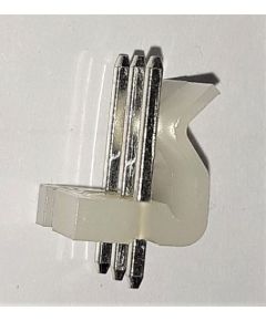 3-pole male connector, pitch 3,96 mm from pcb - pack of 5 pieces NOS101026 