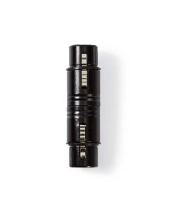 XLR Coupler - 3 Pin XLR Female - 3 Pin XLR Female Black ND2390 Nedis