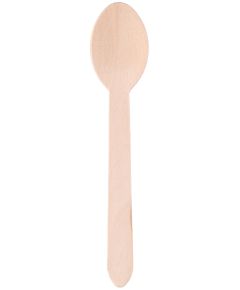Kitchen spoons 16 cm in white wood - pack of 12 pieces Cuisine Elegance ED6060 Cuisine Elegance