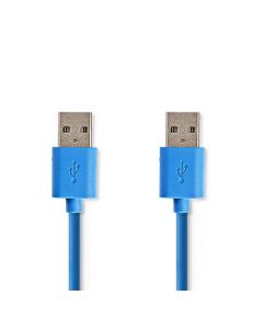 Cavo USB 3.0 | A maschio - A maschio | 2m | Blu ND1326 Nedis
