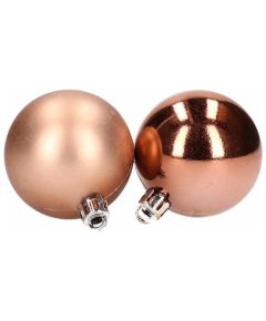 Palline natalizie 3cm lucide/opache color bronzo confezione da 15 Christmas Gifts ED148 Christmas Gifts