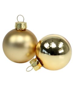 Confezione 12 palline natalizie 6cm oro Christmas Gifts ED262 Christmas Gift