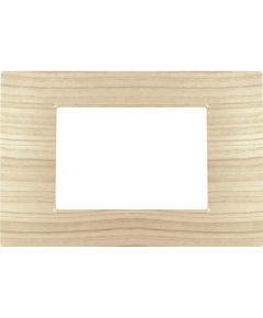 Placca 3P Tecnopolimero 12x8cm Abete compatibile Vimar EL1964 