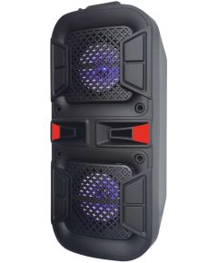 Loudspeaker 2x 4 "20W Battery LED Effects Bluetooth / SD / USB / Radio LiGE-A48 LIGE-A48 
