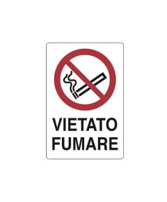 NO SMOKING sign in PVC WB262 
