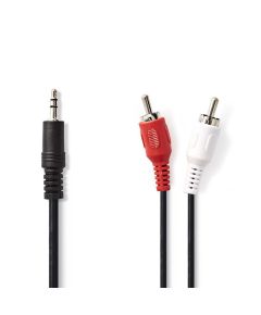 Stereo Audio Cable 3.5mm Male-2x RCA Male 10m ND4304 Nedis