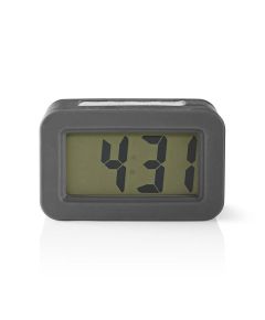 Digital table alarm clock Gray backlight ND4402 Nedis