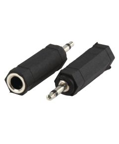 Adattatore audio mono 3,5 mm maschio - 6.35mm femmina confezione 10 pezzi ND5202 Nedis