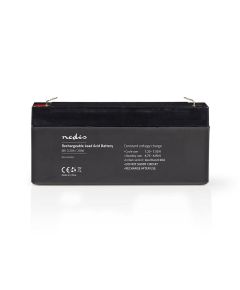 Batteria piombo-acido ricaricabile da 6V  3200mAh 134x35x61mm ND5470 Nedis
