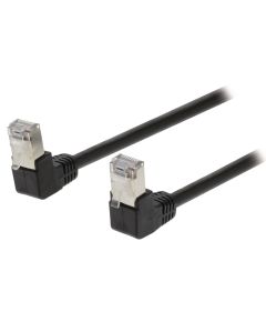 CAT5e SF / UTP RJ45 (8P8C) Male cable 3m Black ND5634 Valueline