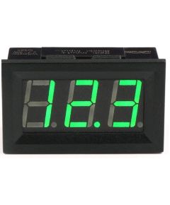 Voltmetro digitale display led verde DC 0-30V 3 fili R661 
