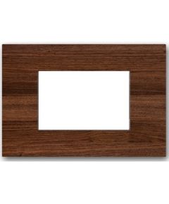 3-seater cherry cover plate compatible with Living International EL1556 