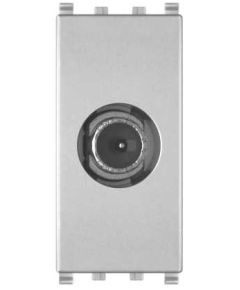 Presa tv derivata in  alluminio compatibile Vimar EL2198 