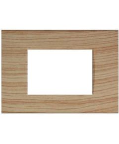 Placca 3 posti abete compatibile Living International EL2239 