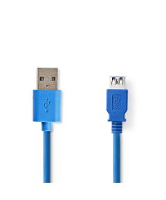 USB 3.2 Gen 1 USB-A male to female 5Gbps cable 1m ND6782 Nedis