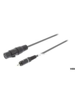 Single cable XLR 3pin female-RCA Male 3m Sweex ND9620 Sweex