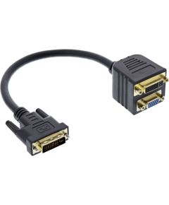 Cavo adattatore sdoppiatore da DVI-I 24+5 pin a DVI-I 24+5 pin e VGA M787 