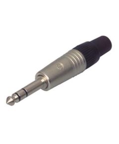 Stereo connector 6.35 mm Male silver / black Neutrik ND2957 Neutrik