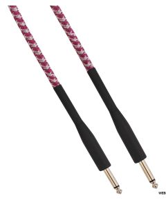Audio cable Jack M / M Mono 6.3mm 5 meters Purple MIC080 