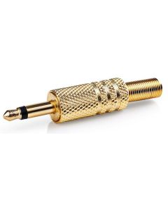 Connettore Jack Mono Maschio da 3,5mm confezione da 25 pezzi oro ND2297 Nedis