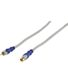 S-Video Male S-Video Cable - RCA Male 2.50 m Gray ND6613 HQ