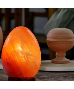 Lampada di sale dell'Hymalaya superficie liscia a forma d'uovo 2-3 kg WB2398 