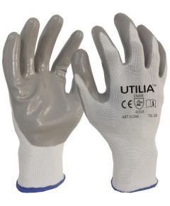 Nitrile/nylon work gloves size 10 Utilia WB401 Utilia