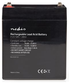 12V 5000mAh rechargeable lead acid battery ND2154 Nedis