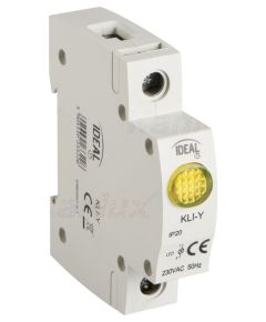 Yellow voltage indicator light for Kanlux KLI din rail KA2263 Kanlux