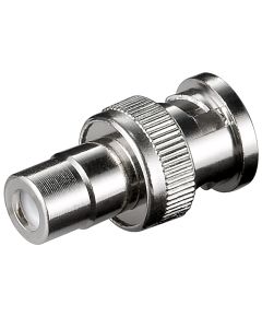 Conector BNC macho - RCA hembra 50 Ohm Q753 Goobay