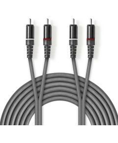 2xRCA male-male stereo audio cable 1.5m ND1453 