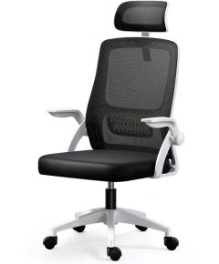 Sedia ergonomica da ufficio bianca 2011-1W 