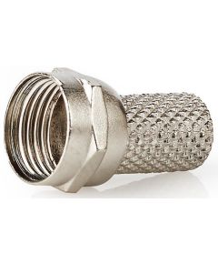 Connettore F maschio 6mm blister da 10 F1466 