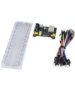 MB102 830-Punkt-Breadboard-Kit mit &Uuml;berbr&uuml;ckungsdr&auml;hten und Leistungsmodul WB1668 