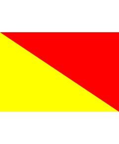 Bandiera nautica di segnalazione "O" Oscar 150x180cm A9252 