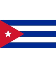 Bandiera Nazionale di Stato e da guerra Cuba 200x400cm FLAG015 