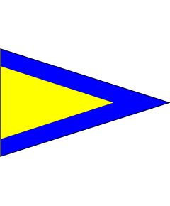 Bandiera Segnalazione Nautica Primo Ripetitore 180x225cm A9228 
