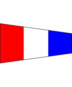 Terradrei numerischer Signalpinsel „3“ 100x340cm FLAG144 