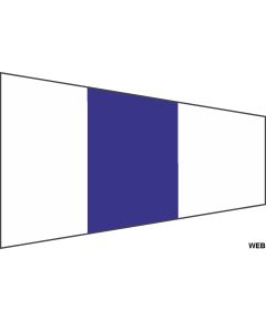 Pennello segnalazione nautica "Designazione" 190x56x17cm FLAG249 