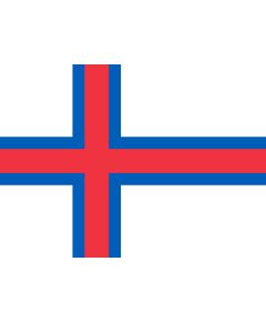 Bandiera Nazionale Isole Faroe 135x80cm FLAG204 