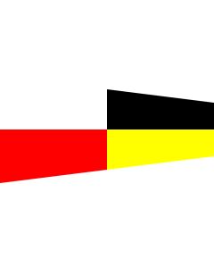 Nautischer Signal-Ziffernpinsel „9“, 340 x 100 x 30 cm FLAG241 