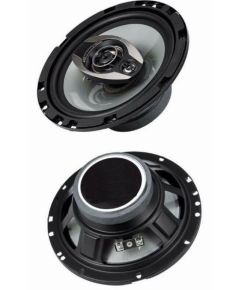 Pair of 6.5" 3-way 600W 4 Ohm coaxial car speakers with grille SP528 