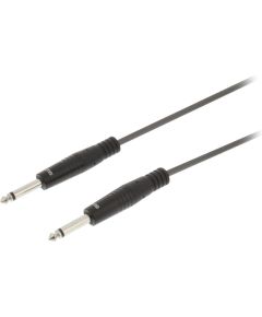 Câble mono-audio 6,35 mm mâle - 6,35 mm mâle 10,0 m gris foncé SX160 Sweex