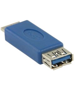 USB 3.0 Micro B Male-A Female Adapter Blue ND6084 Valueline
