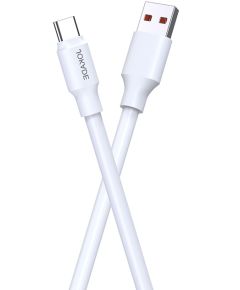 White charging and synchronization cable 1m 6A 120W USB Type C N035 