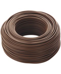 Single-core electrical cable FS17 450/750V 1x1.5mm² 100m hank - brown EL4976 