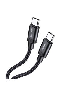 Cavo per ricarica e sincronizzazione USB type C 1m 5A nero JA034 F2030 Jokade