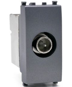 Vimar Arké compatible gray SAT TV socket EL358 